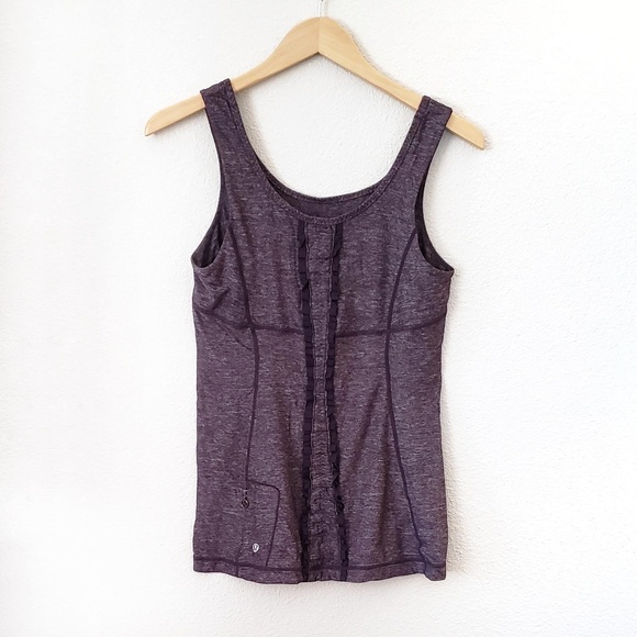 Lululemon Ruffle Trim Pocket Tank Top - Picture 1 of 6